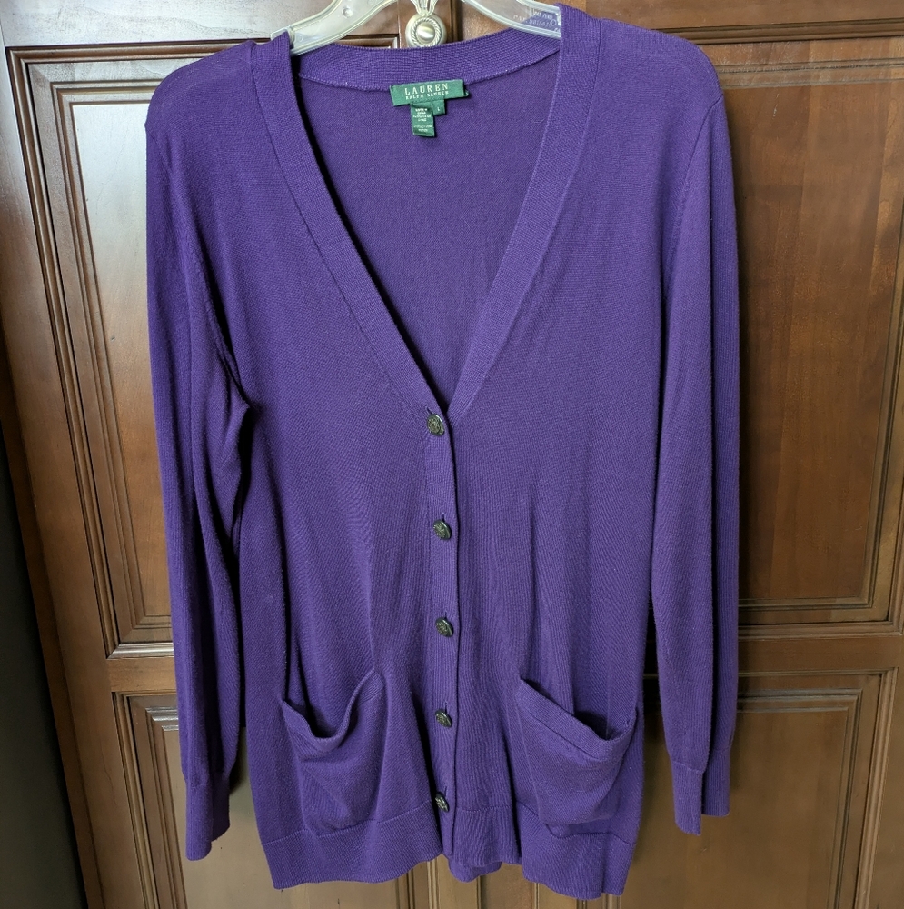 Ralph Lauren Oversized Cardigan L